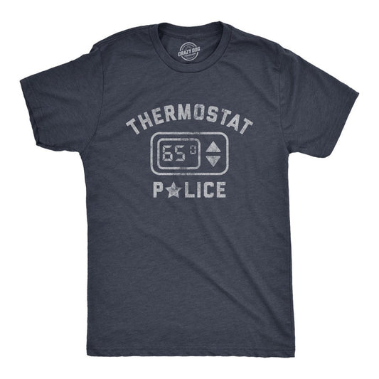 Funny Fathers Day Gift, Thermostat Police, Dad To Be Gift, Funny Shirt For Dad, Dad Jokes, Father's Day, Don't Touch The Thermostat - Gift shop near me