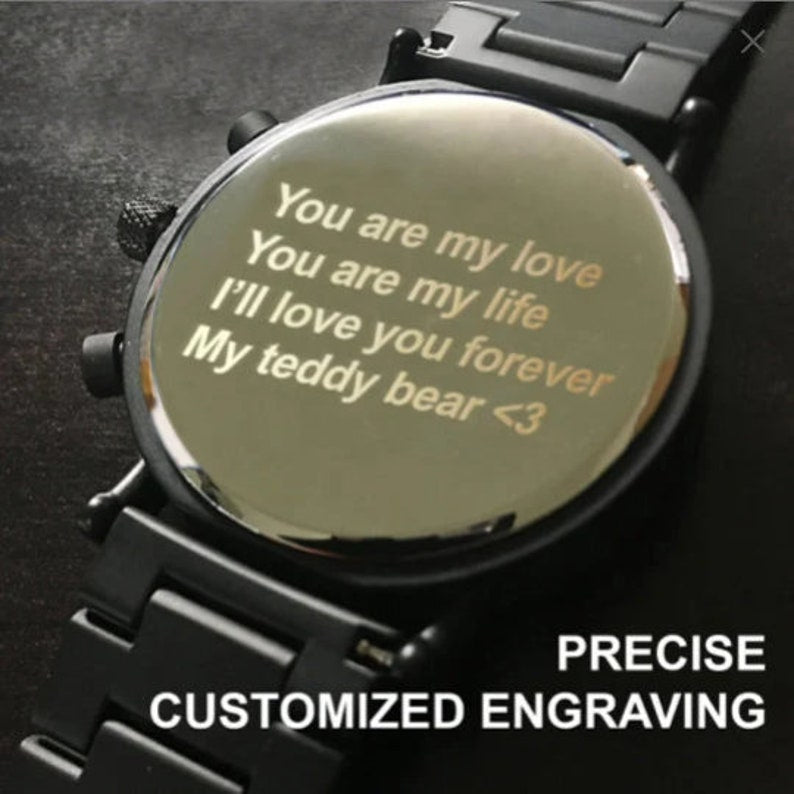 Anniversary Gift for Him, Valentine Gift Box Wood Watch,Personalized Watch,Engraved Watch,Wooden Watch,Groomsmen Watch,Mens Watch,Boyfriend Gift,Gift for Dad - Gift shop near me