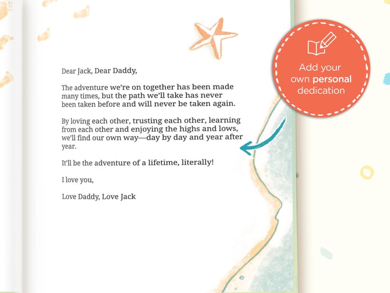 Lost for Words, a personalized book featuring father and child - a perfect gift for dads