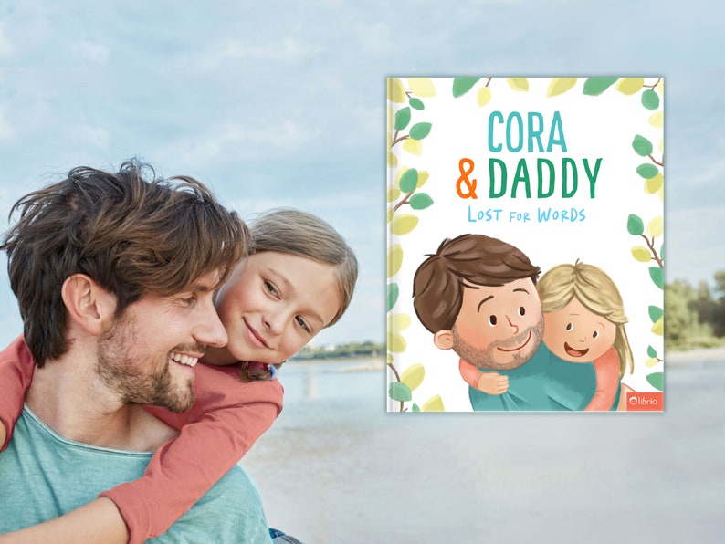 Lost for Words, a personalized book featuring father and child - a perfect gift for dads