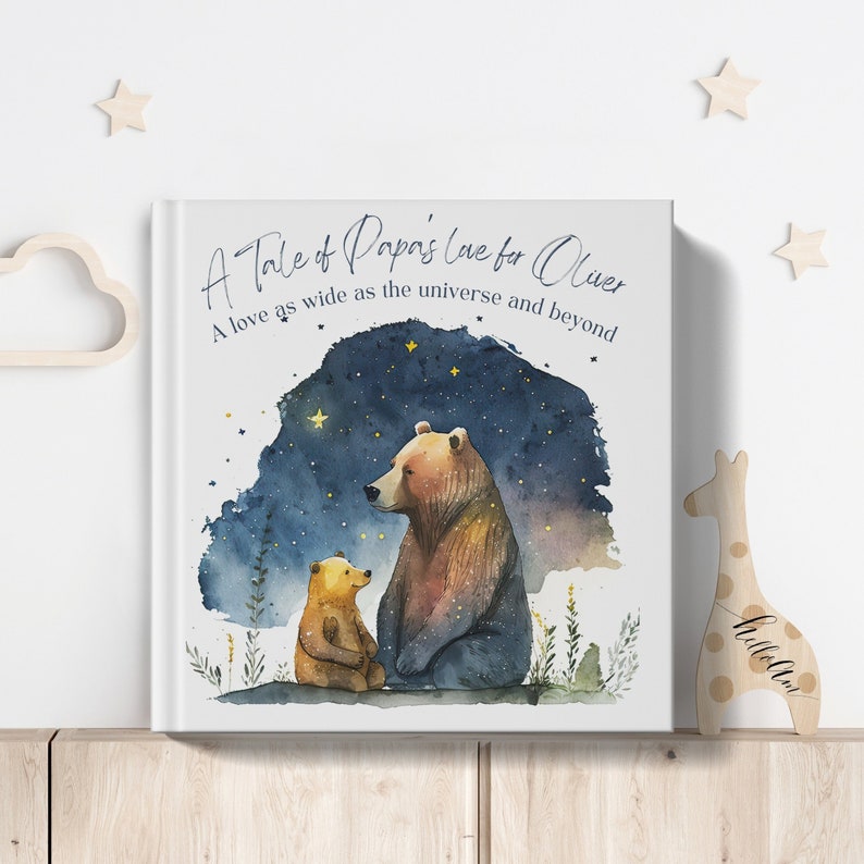 Father's Day Book for Dad, Gift for Husband, Personalized Book for Dad, Personalized Gift For Husband from kid, Gift for Expectant Dad