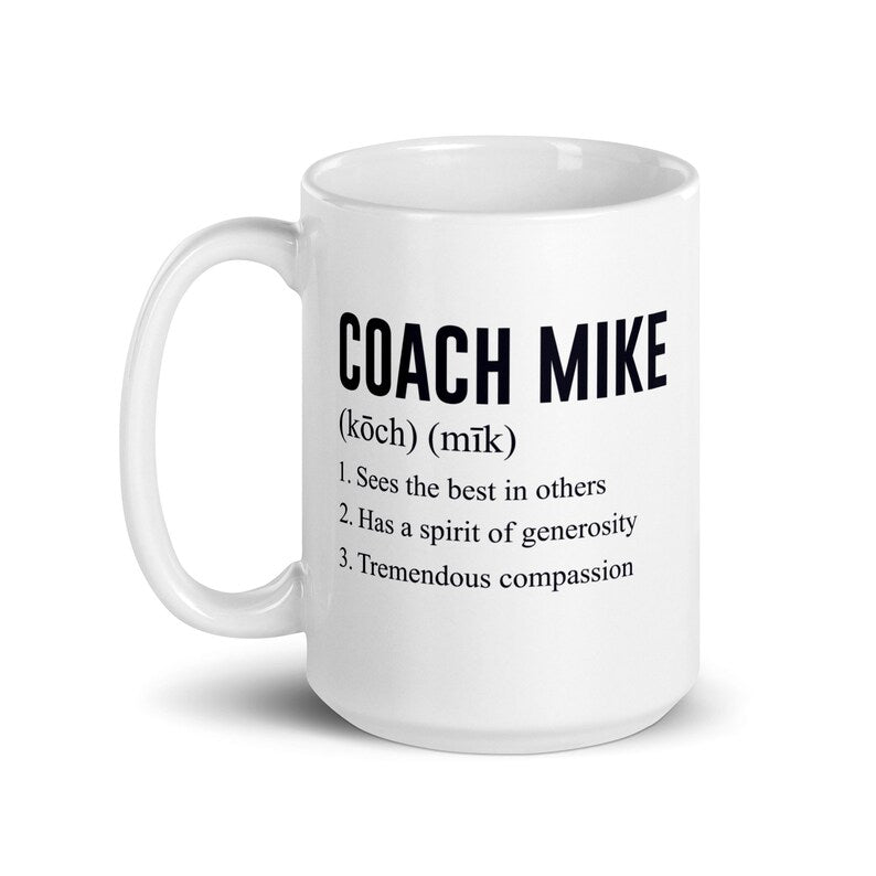 Personalized Coach Gift, Coach Coffee Mug, Personalized Gifts For Coach, Funny Coach Gifts, Coach Gifts Basketball