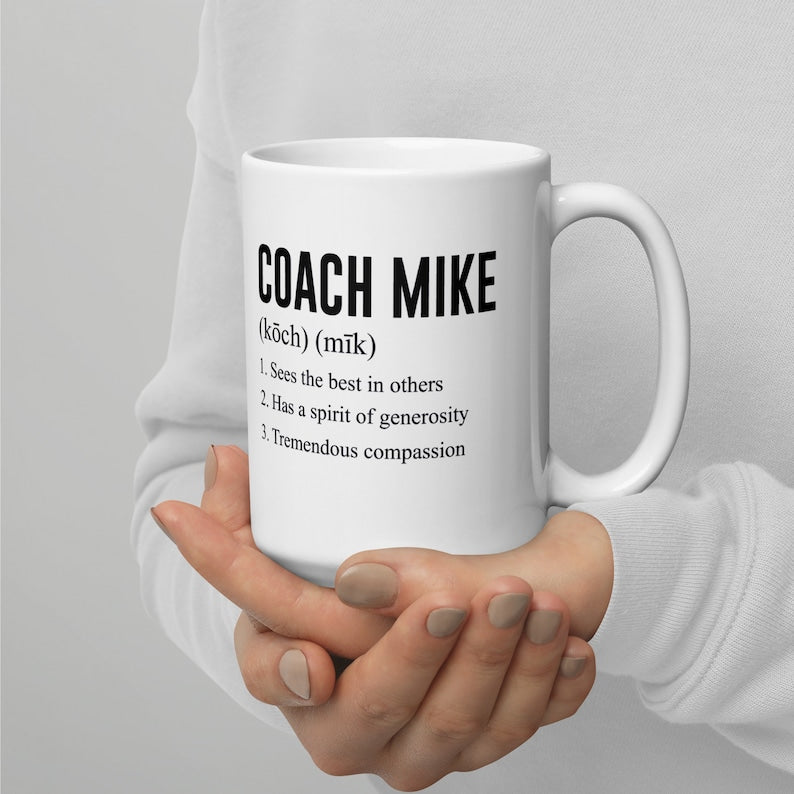 Personalized Coach Gift, Coach Coffee Mug, Personalized Gifts For Coach, Funny Coach Gifts, Coach Gifts Basketball