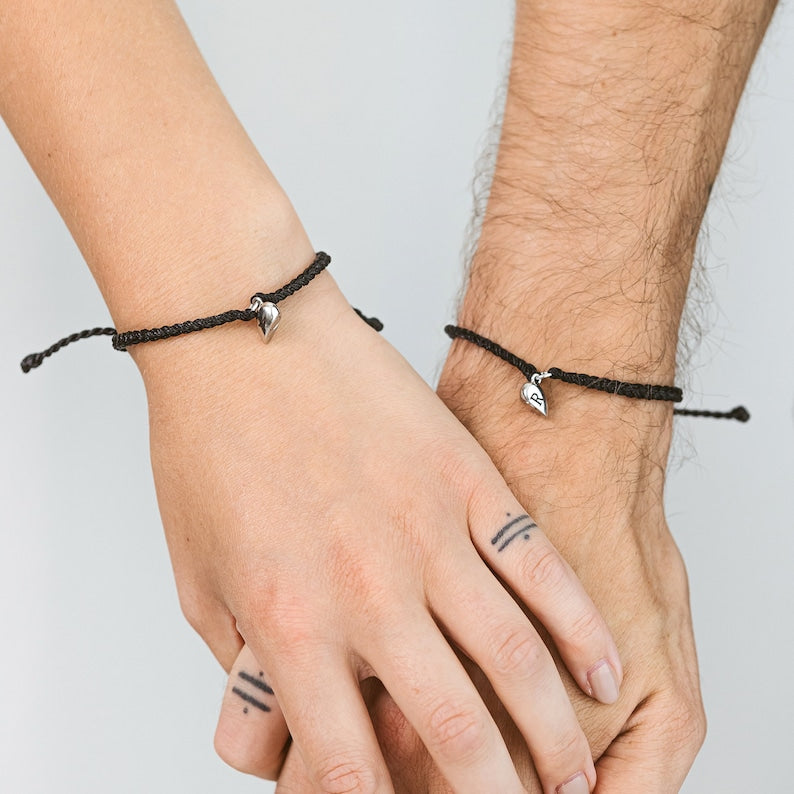 Matching bracelets for couples • Couple bracelet • Long distance relationship gift for boyfriend • Magnetic bracelet • Couples gift- Gift shop near me - Goods of Gift