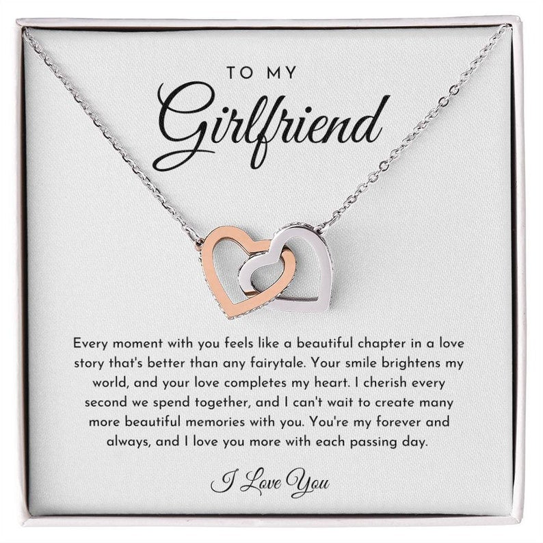 To My Girlfriend Gift, Girlfriend Necklace, Gift For Girlfriend, Girlfriend Birthday Gift, Girlfriend Valentine's Day Gift, Romantic Gift