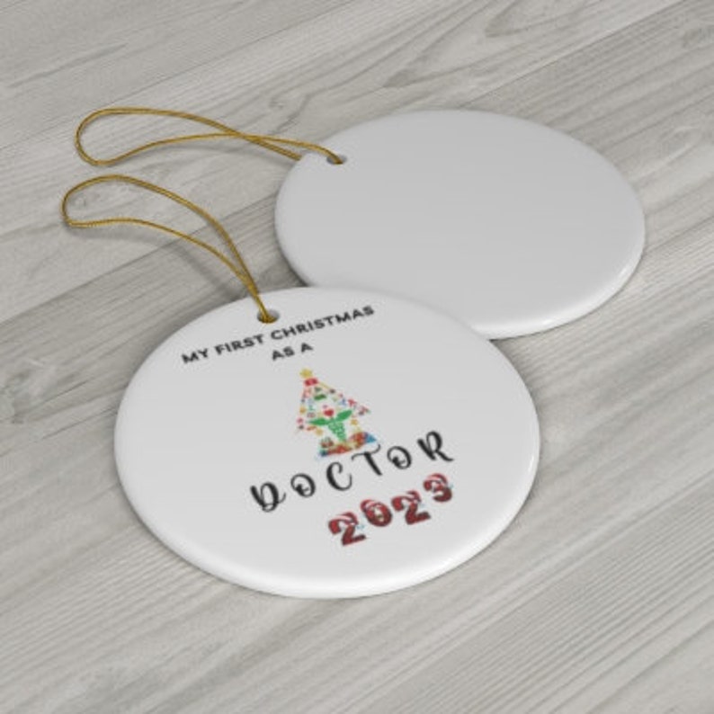 Doctor Christmas Ornament Customized Tree Decor Santa's Favorite