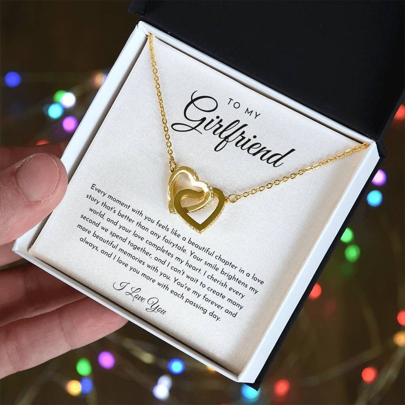 To My Girlfriend Gift, Girlfriend Necklace, Gift For Girlfriend, Girlfriend Birthday Gift, Girlfriend Valentine's Day Gift, Romantic Gift