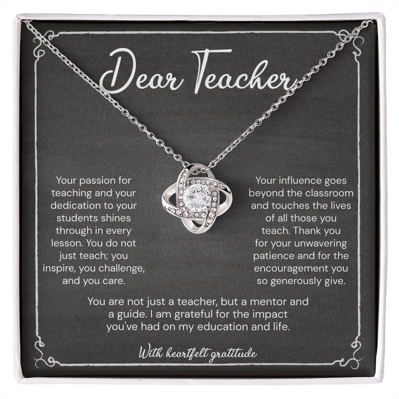 Teacher gifts, Teacher Christmas gifts, Teacher necklace gifts, Bestseller teacher gifts, Teacher appreciation gifts