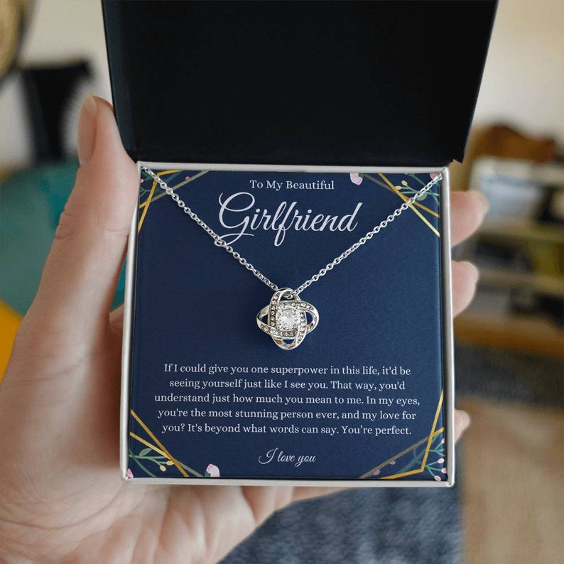 Gift For Girlfriend, To My Beautiful Girlfriend, Girlfriend Necklace, Promise Necklace For Her, Girlfriend Christmas Gift, Romantic Gift Her