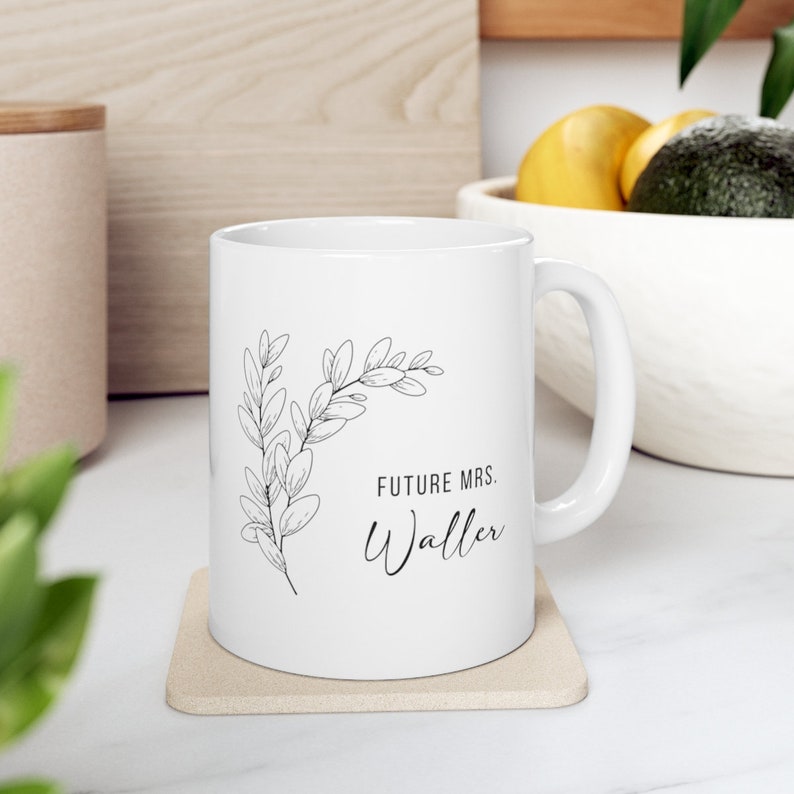 Personalized Future Mrs Mug Engagement Gift Custom Bride To Be Wedding Mug Bride Mug Custom Name Bridal Shower Gift - Gift shop near me